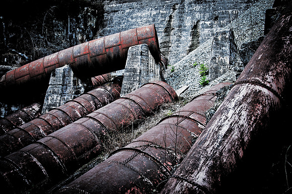 Old Spillway Pipes